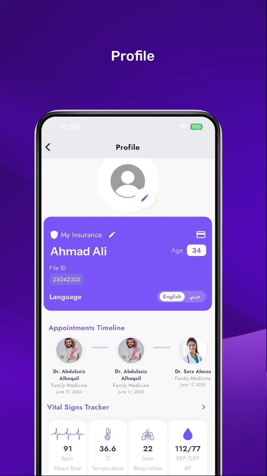 Meena Health screenshot 2